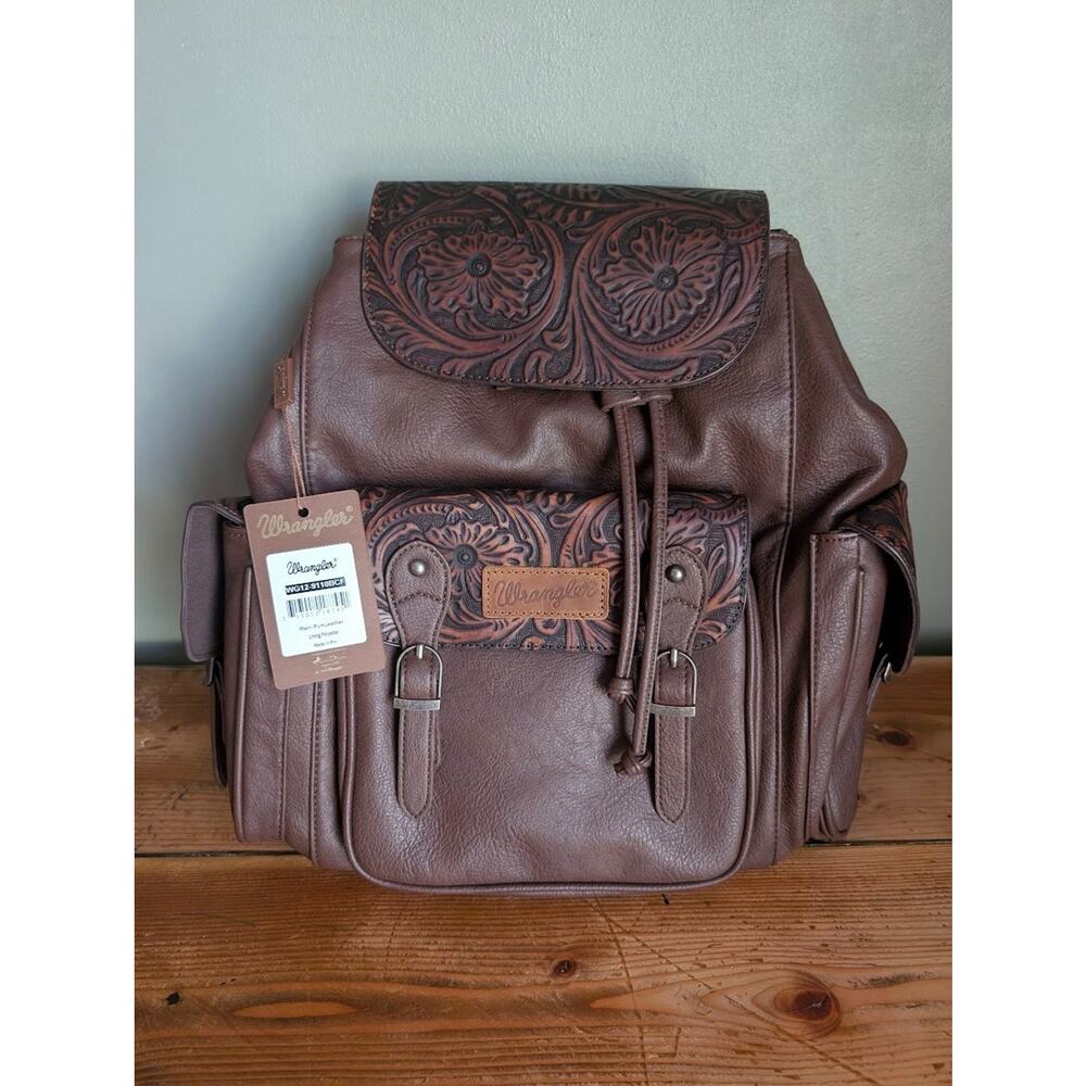 Montana West Wrangler Backpack Purse for Women Men Western Backpack Floral